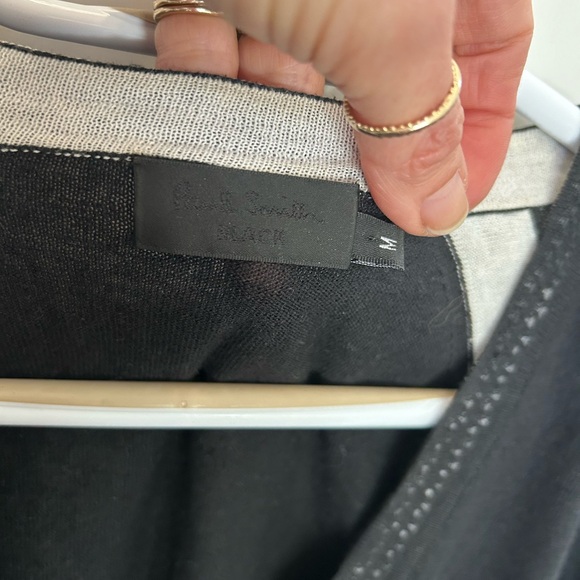 Paul Smith black linen/cotton cardigan M - Picture 2 of 7
